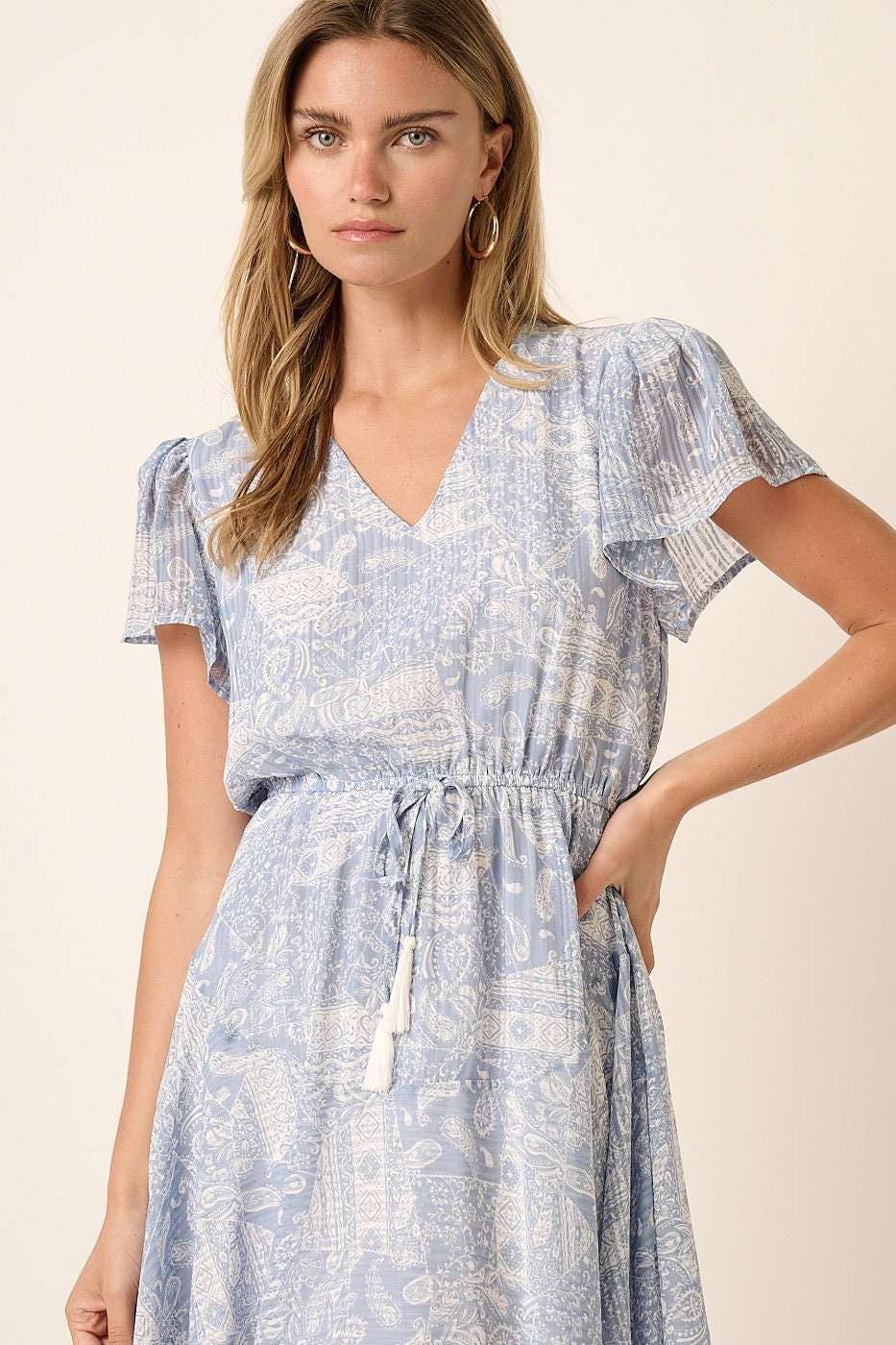 Paisley Print Skirt Dress