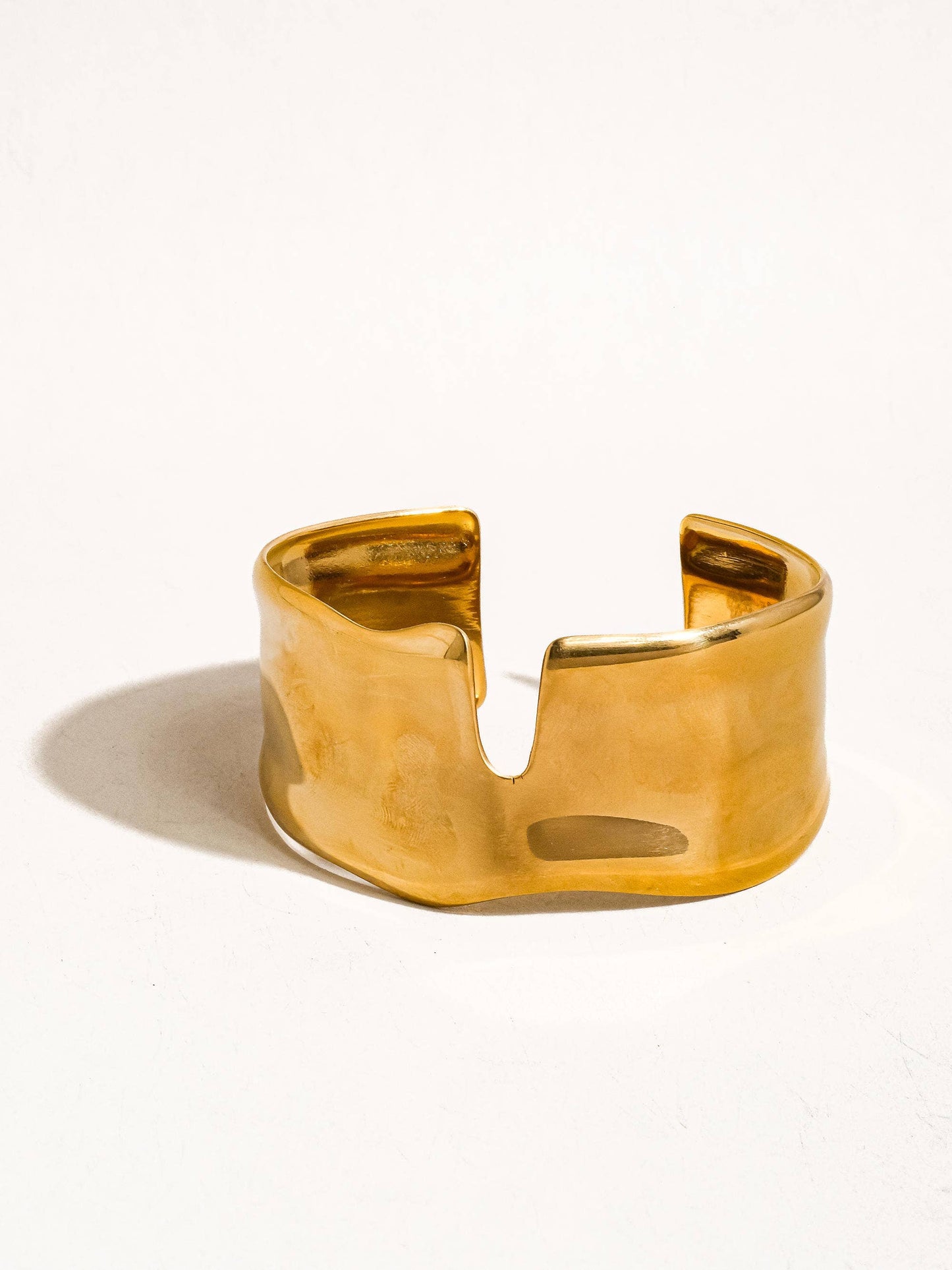 Clyde Gold Abstract Bold Bangle
