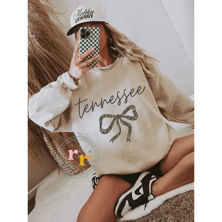 Camo TN Coquette Crewneck Sweatshirt