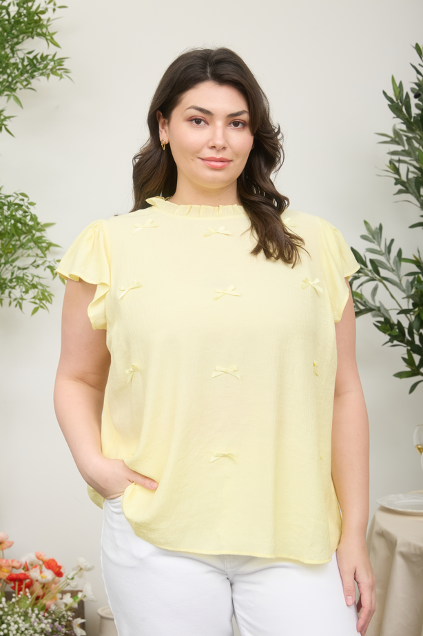 Curvy Ribbon Bow Top