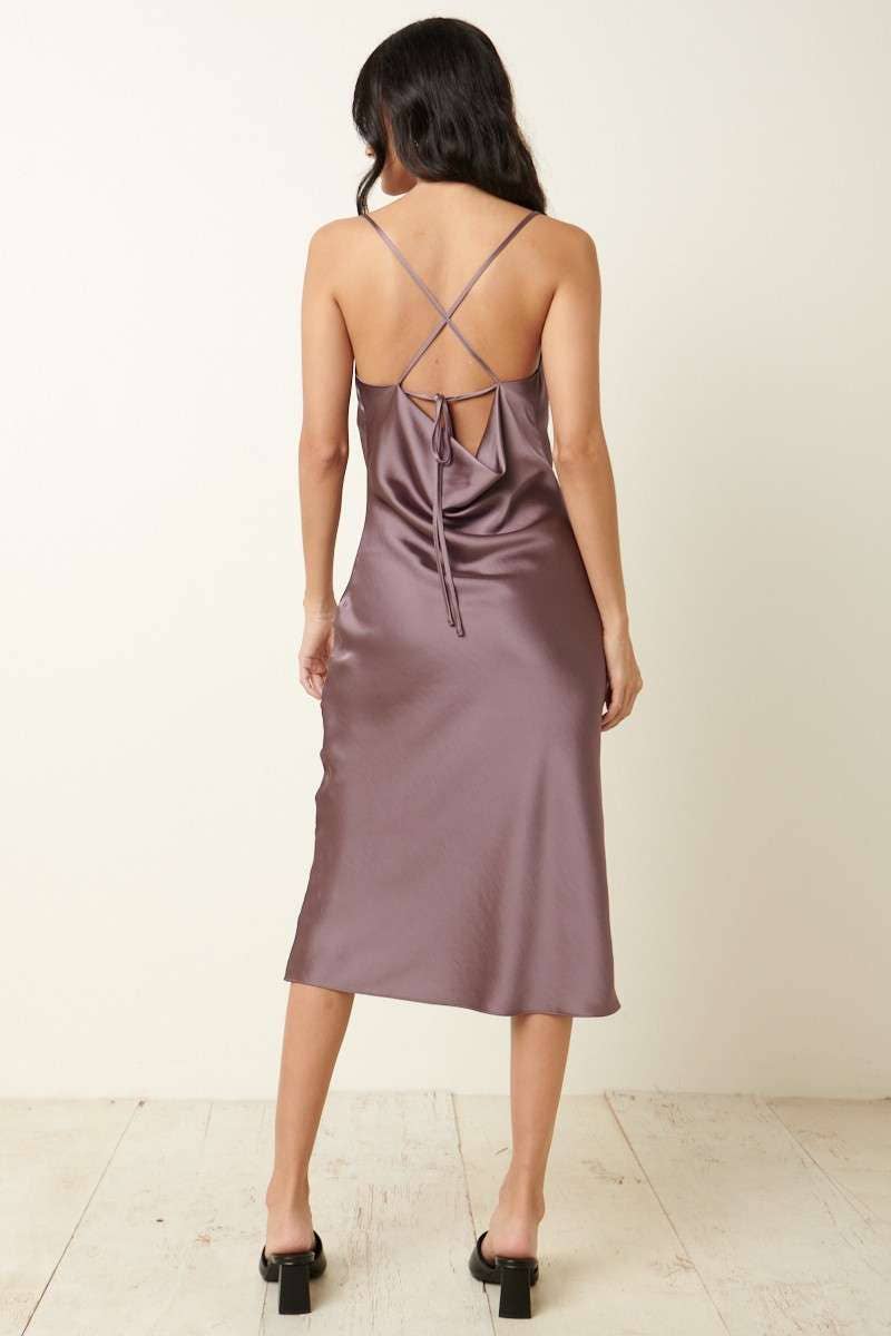 Satin Mini Dress