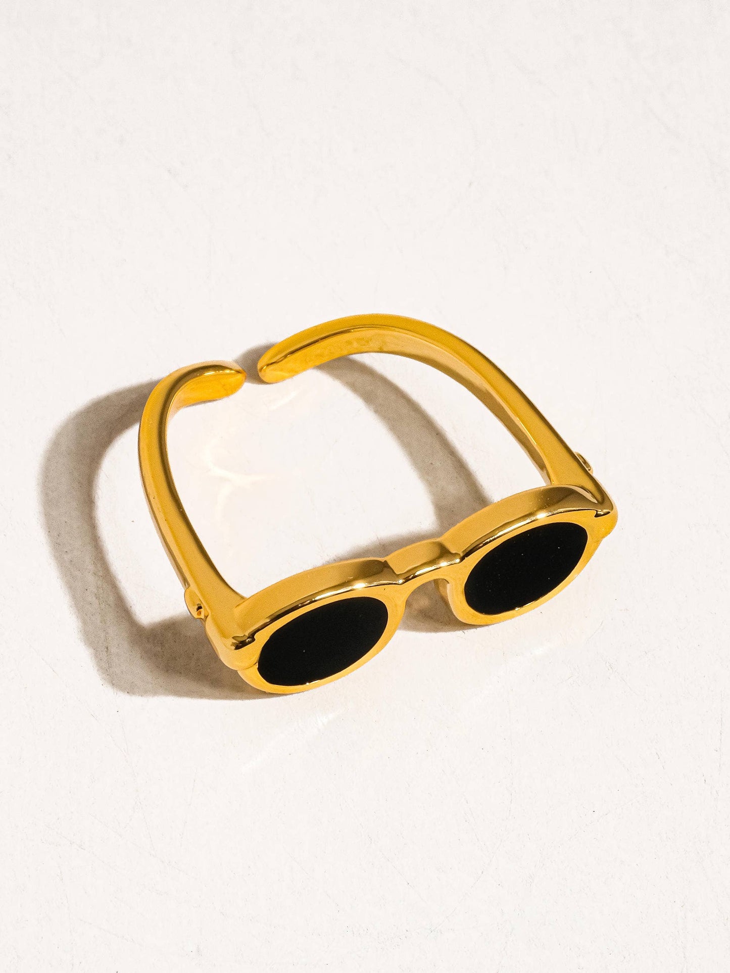 Gold Sunglasses Adjustable Ring