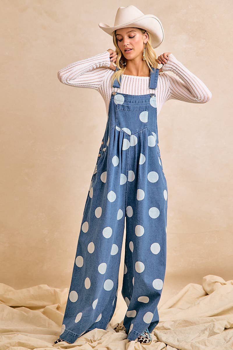 Polka Dot Overalls