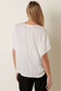 White V Neck Blouse