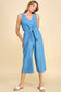 Gaucho Denim Jumpsuit