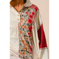 Knit and Print Mixed Hoodie