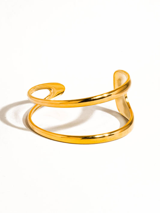 Zahara Gold Double Strap Bracelet