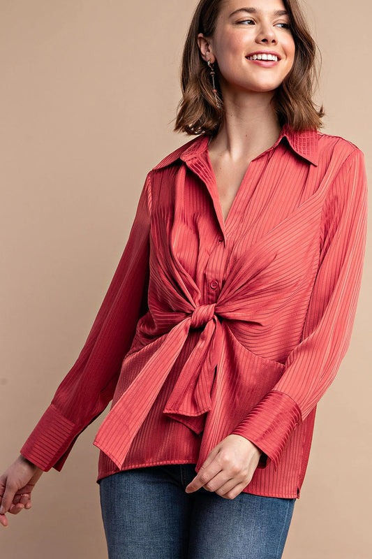 The Tied Up Classic Button-Down Shirt