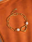 Classic Pearl Chain Bracelet