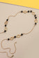 Clover Bead Long Necklace