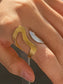 Xena Wavy Abstract Ring