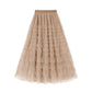 Mesh Tiered Skirt