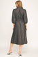 CHLOE CHAMBRAY BUTTON-DOWN MIDI DRESS