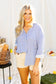 The Kathryn Button-Up, Striped Blue