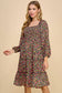 TIERED DRESS W/SMOCKING & LONG SLEEVE A450877M68