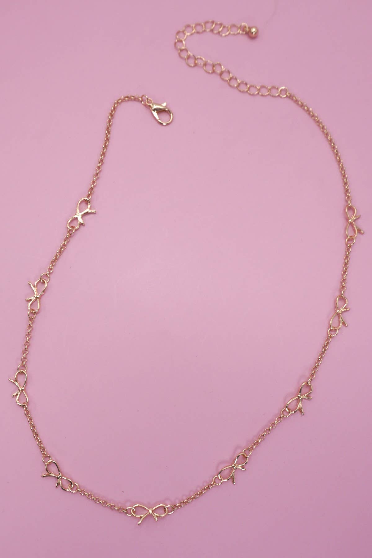 Bow Station Necklace