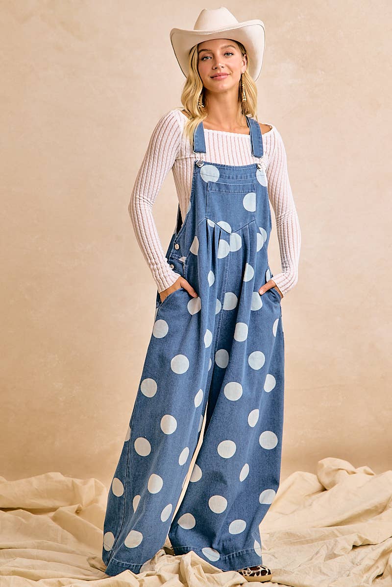 Polka Dot Overalls