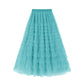 Mesh Tiered Skirt