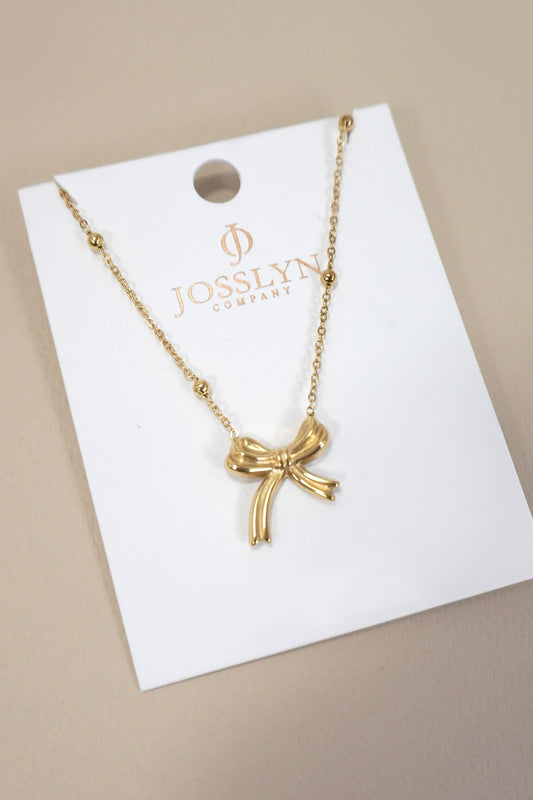 Bow Necklace