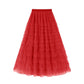 Mesh Tiered Skirt