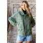 Oversize Cargo Denim Jacket