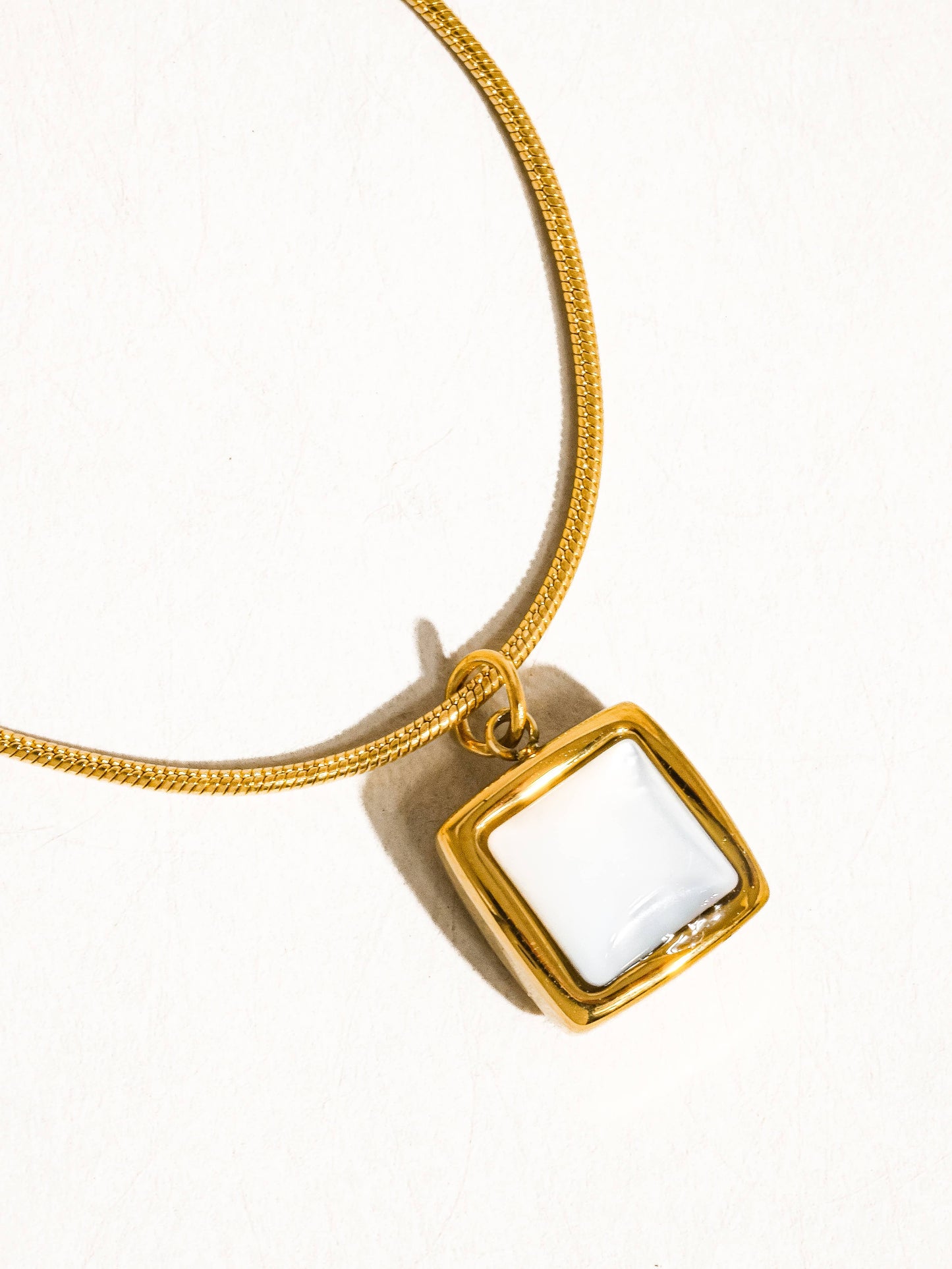 Square Shell Necklace