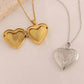 18K STAINLESS STEEL TARNISH FREE LOCKET NECKLACE