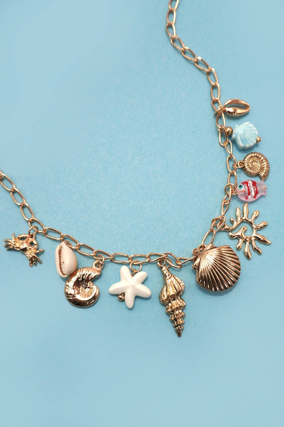 Charm Necklace Sea