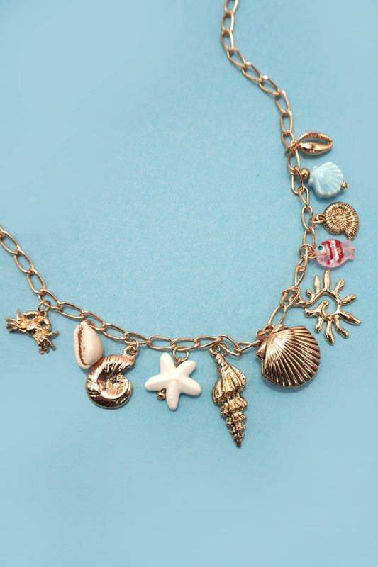 Charm Necklace Sea