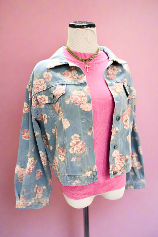 Briar Floral Denim Jacket