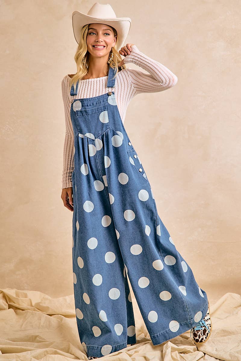 Polka Dot Overalls