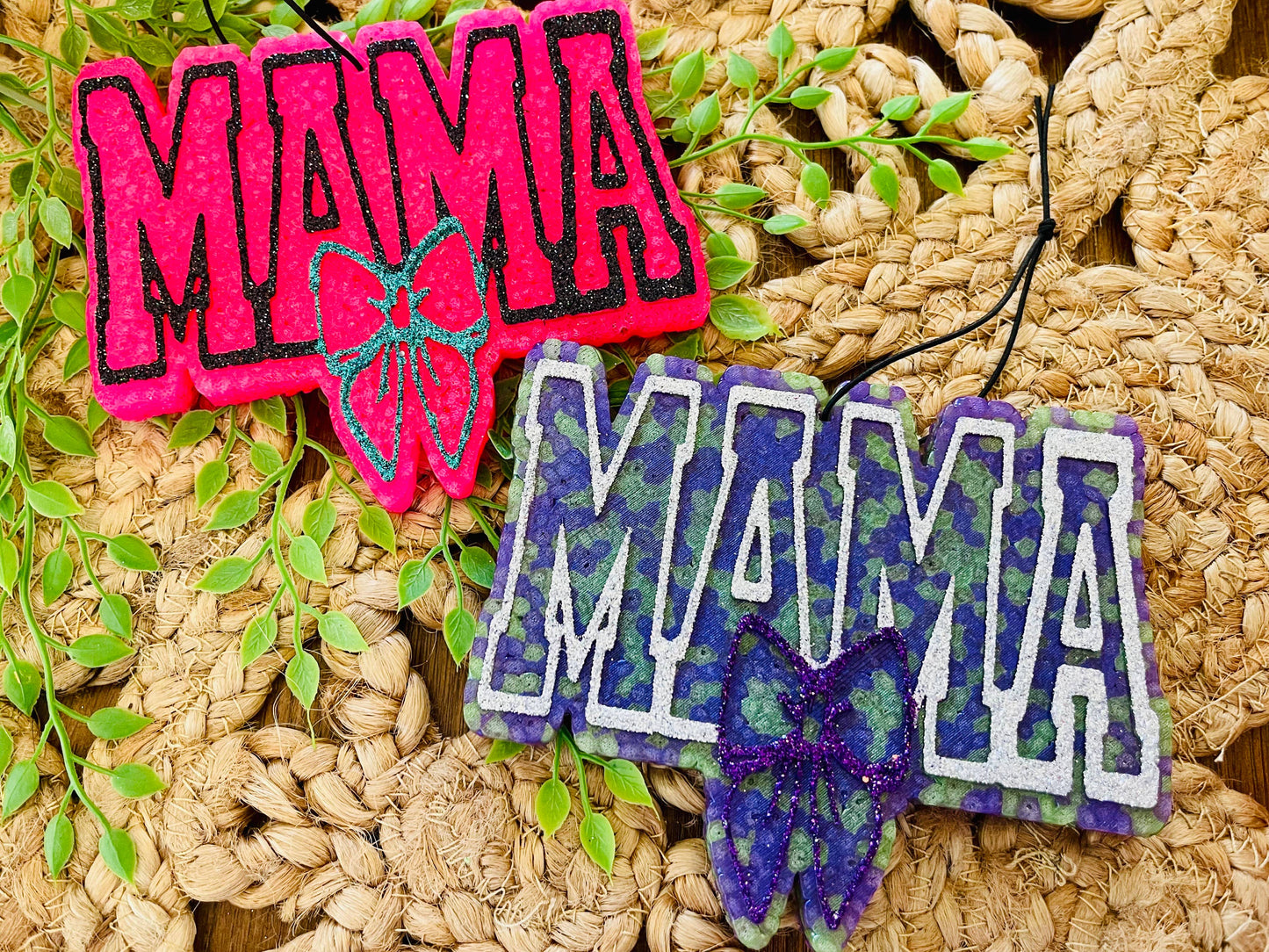 Mama with bow Car Freshie 