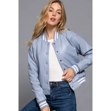 Quilted Bomber Jacket