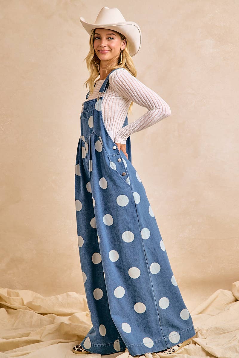 Polka Dot Overalls