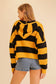 Zip Up Cable Knit Hoodie