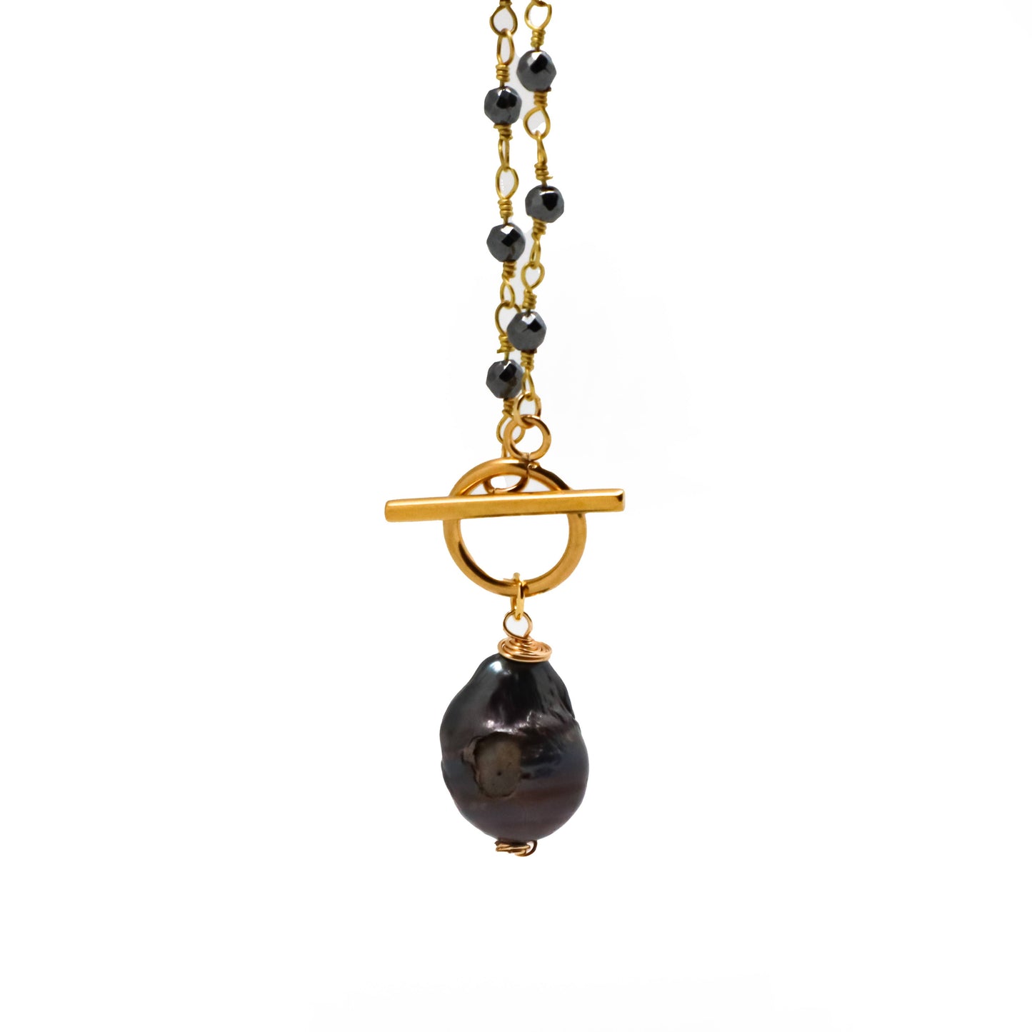 Necklace Hematite3mm bead