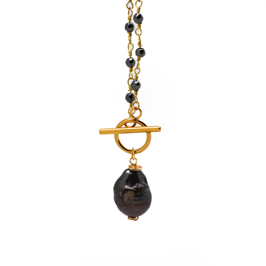 Necklace Hematite3mm bead