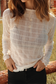 Sheer Window Pane Mesh Top