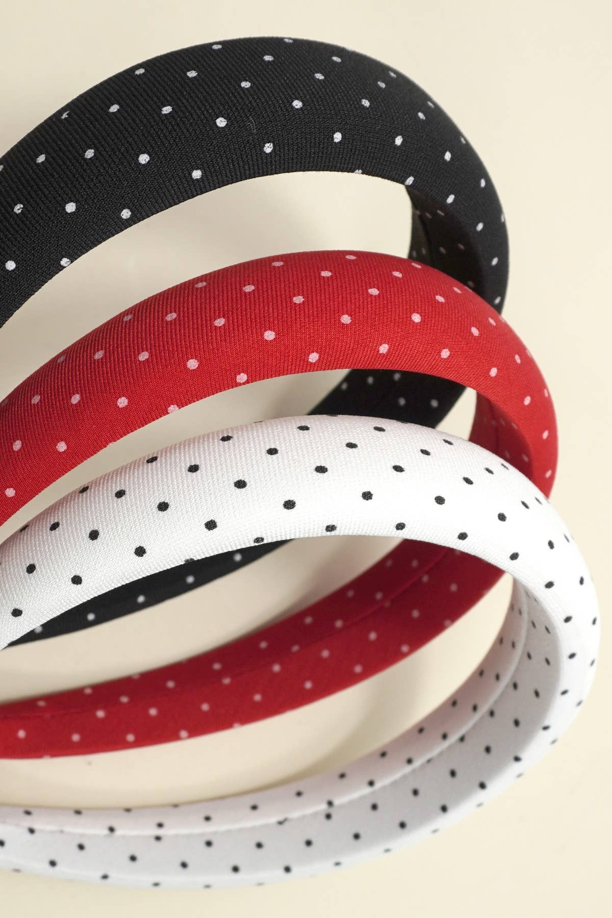 POLKA DOT PADDED HEADBAND
