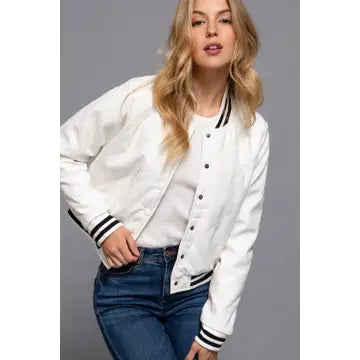 Quilted Bomber Jacket