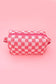 Checker Cosmetic Pouch