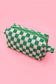 Checker Cosmetic Pouch