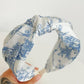 FLORAL TOILE PATTERN VINTAGE HAIR BAND BANGS