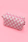 Checker Cosmetic Pouch