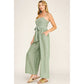 Coastal Stripe Smocked Jumpsuit