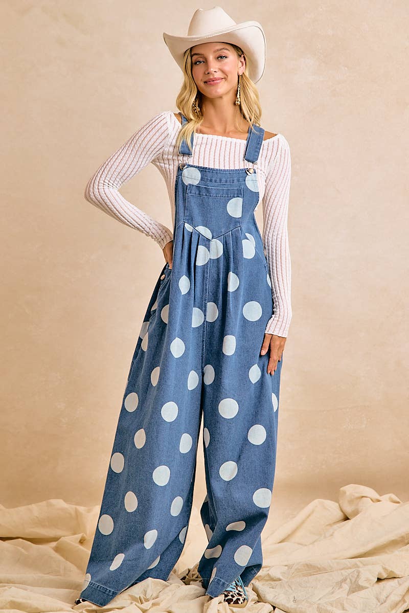 Polka Dot Overalls