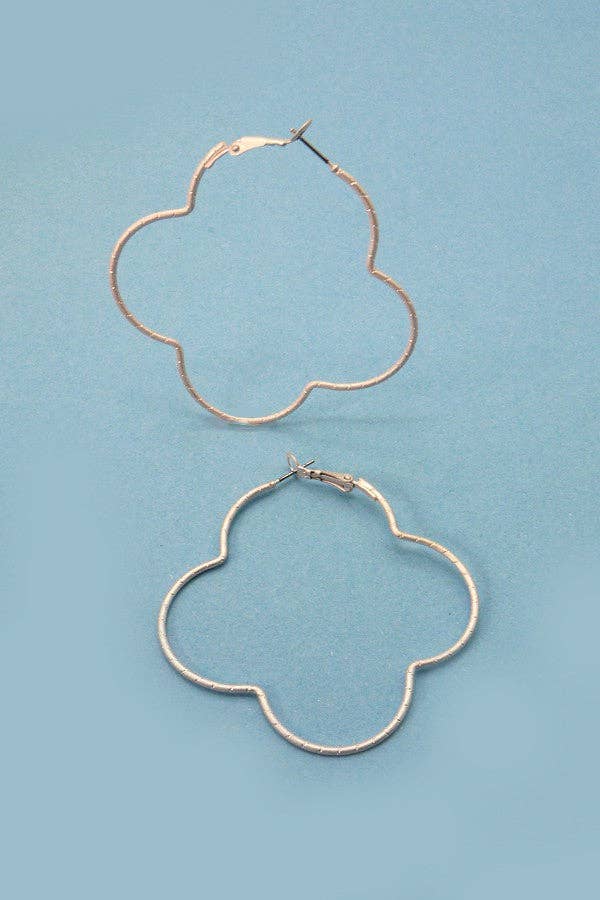 Clover Hoop Earrings