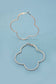 Clover Hoop Earrings