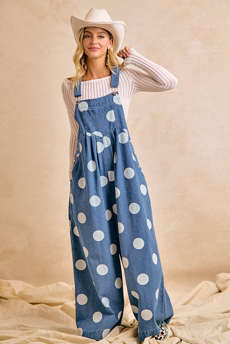 Polka Dot Overalls