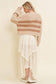 Stripe Ribbed Sweater Top
